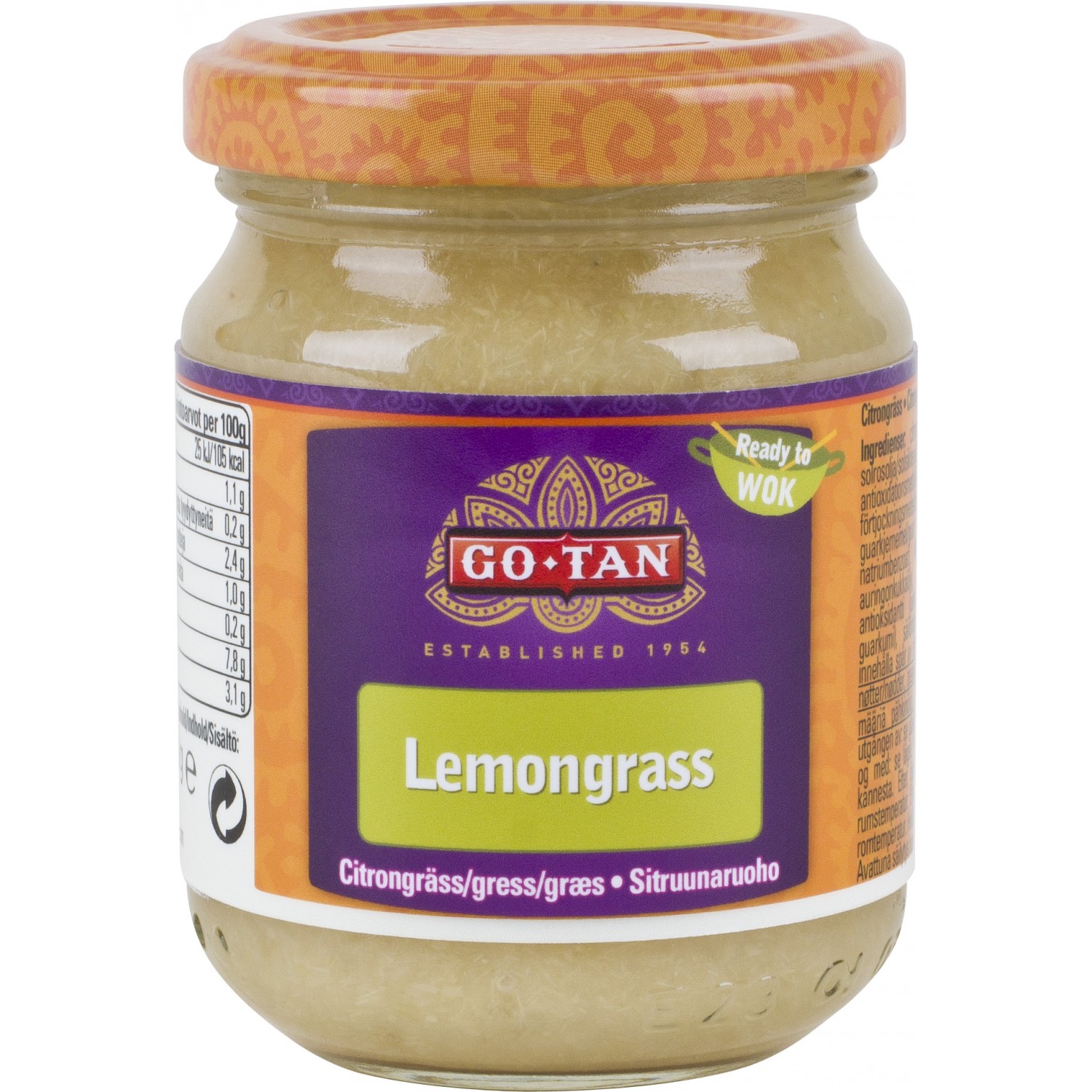 Go - Tan 100g  Lemon Grass