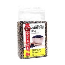 Sailing boat Thai black Glutinous rice 1kg premium quality long grain rice