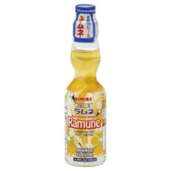 Kimura - Ramune 200ml Orange Flavour