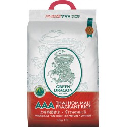 2021 Crop Green Dragon Thai Fragrant Rice 10kg £̶1̶8̶.̶9̶0̶ 上等泰國香米  ข้าวหอมมะลิ AAA Thai Jasmine Rice