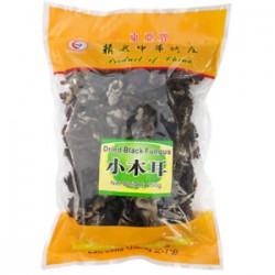 East Asia Brand Dried Black Fungus 250g 小木耳 Chinese Wood Ear Black Fungus