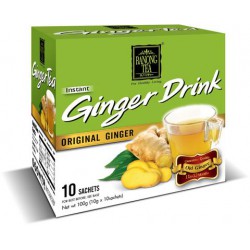 Ranong Tea Instant Ginger Drink 10gx10 sachet Original Ginger Drink