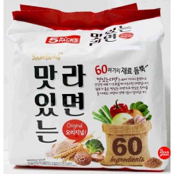 Samyang Vegetasty Noodle Soup 5x115g Vegetasty Korean Ramyun Noodles