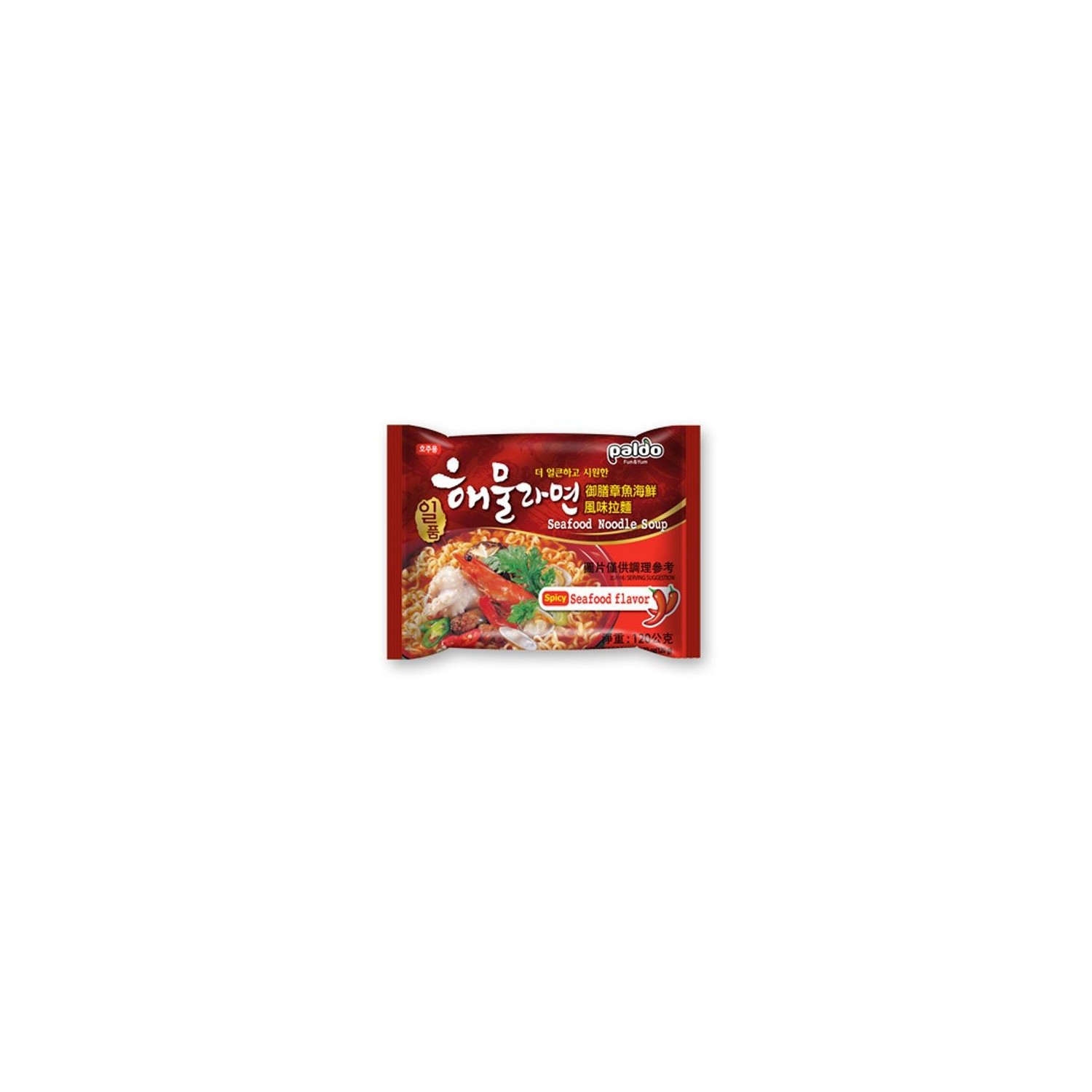 Paldo - 120g - Spicy Seafood Noodles