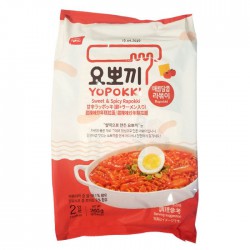 Young Poong Yopokki Topokki Sweet and Spicy Rapokki 260g Korean Tteokbokki Rice Cake with Dried Noodle