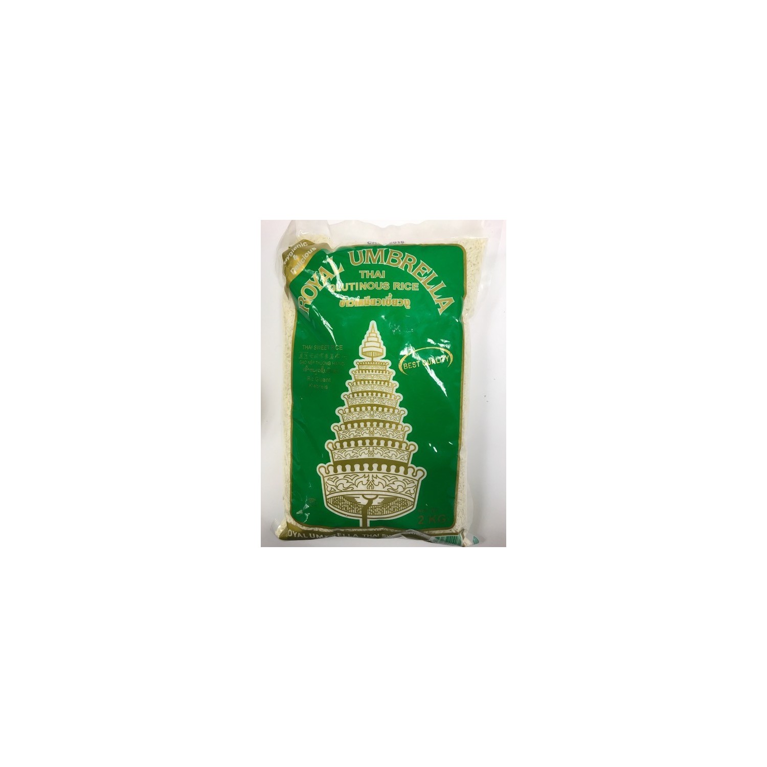 Royal Umbrella Thai Glutinous Rice 1kg 2020 Crop Thai Sweet Rice