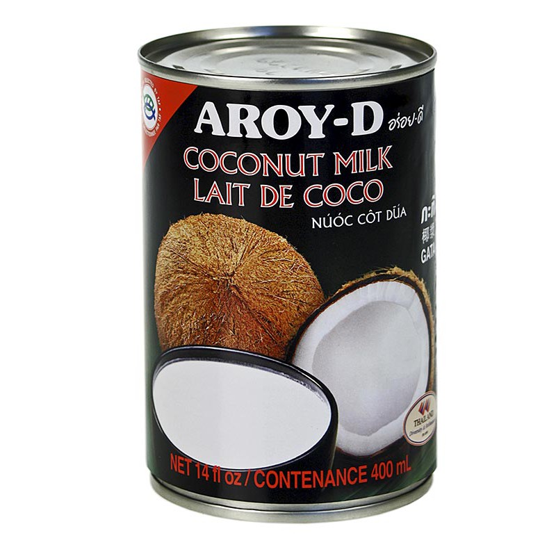 Full Case 24 x Aroy-D 400ml Coconut Milk