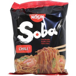 Old Packet Nissin Soba Noodles 9x111g Chilli Flavour Instant Noodles