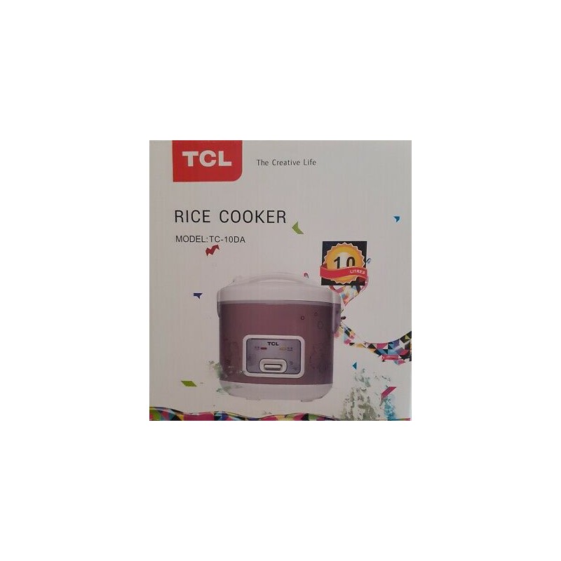 TCL Rice Cooker 1L Model TC-10DA 6 Persons TCL Rice Cooker 1L Model TC-10DA 6 Persons
