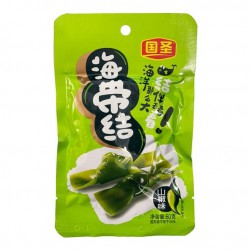 Guo Sheng Spicy Kelp Seaweed Knot 60g 国圣山椒味海帶結 GS Spicy Kelp Knots