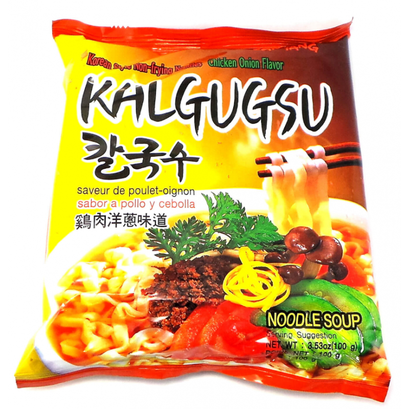 Samyang Kalgugsu Noodles Chicken & Onion Korean Style Knife Cut 칼국수 100g Kalguksu Instant Noodle Samyang Kalgugsu Noodles Chicken & Onion Korean Style Knife Cut 칼국수 100g Kalguksu Instant Noodle