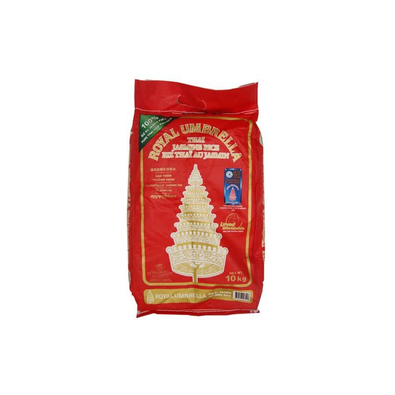 Royal Umbrella 100% Pure Jasmine Rice 10kg 2019 Crop DNA Tested Authentic £̶1̶9̶.̶9̶9̶ Thai Hom Mali Rice Royal Umbrella 100% Pure Jasmine Rice 10kg 2019 Crop DNA Tested Authentic £̶1̶9̶.̶9̶9̶ Thai Hom Mali Rice