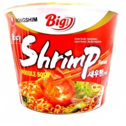 Nongshim Spicy Shrimp Noodle Soup 115g Big Bowl Nong Shim Korean Ramyun Noodles