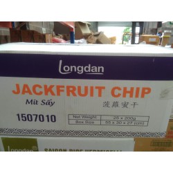 Longdan Jackfruit Chips Full Case of 25x200g Mit Say Jackfruit Chips