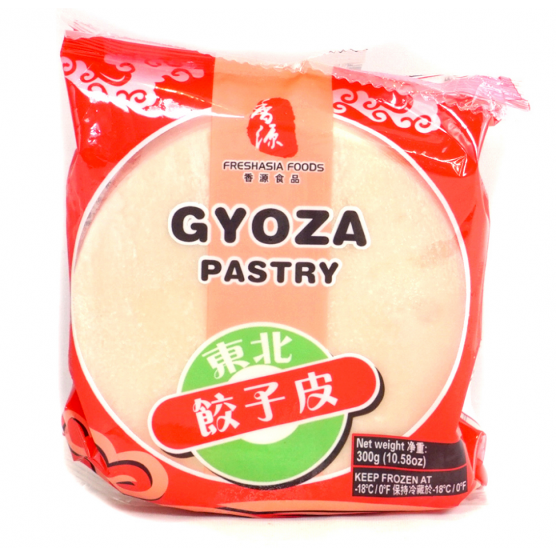 Fresh Asia Foods Gyoza Skins 300G Chinese Frozen Pastry Gyoza Wrappers
