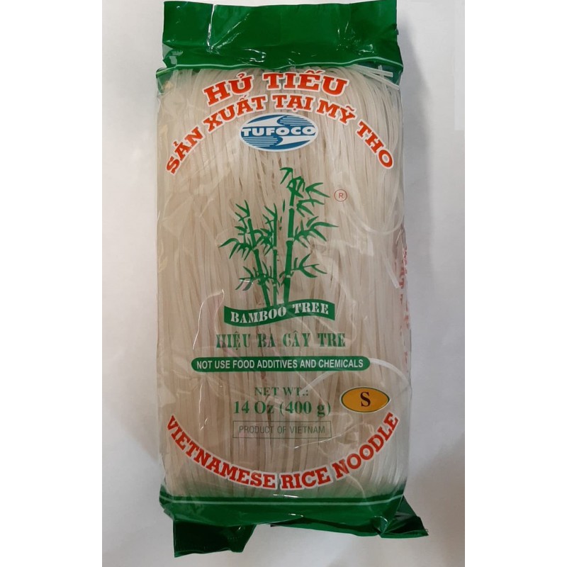 Bamboo Tree 400g Hủ Tiếu 1mm Vietnamese Rice Noodles