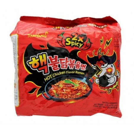 Samyang Noodles Box 40x140g Hot chicken flavour ramen challenge 2x Spicy