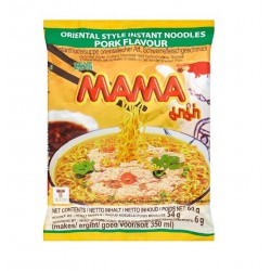 Mama Noodles Pork Flavour 60g Instant Thai Yellow Noodles