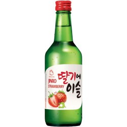 Jinro Strawberry Flavour ABV 13.0% 360ml Strawberry Flavour Korean Soju