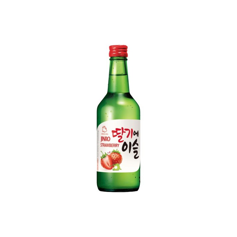 Jinro Strawberry Flavour ABV 13.0% 360ml Strawberry Flavour Korean Soju Jinro Strawberry Flavour ABV 13.0% 360ml Strawberry Flavour Korean Soju