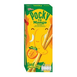 Pocky mango flavour biscuit stick coated with mango flavour