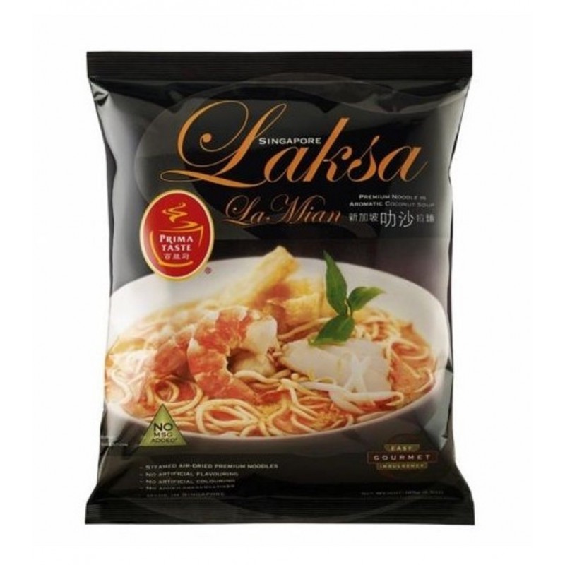 PRIMA TASTE SINGAPORE LAKSA 185G (新加坡叻沙拉面）LA MIAN NOODLE