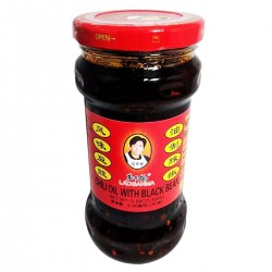 Laoganma Black Beans in Chilli (老干媽 風味豆鼓油制辣椒) 280g Black...