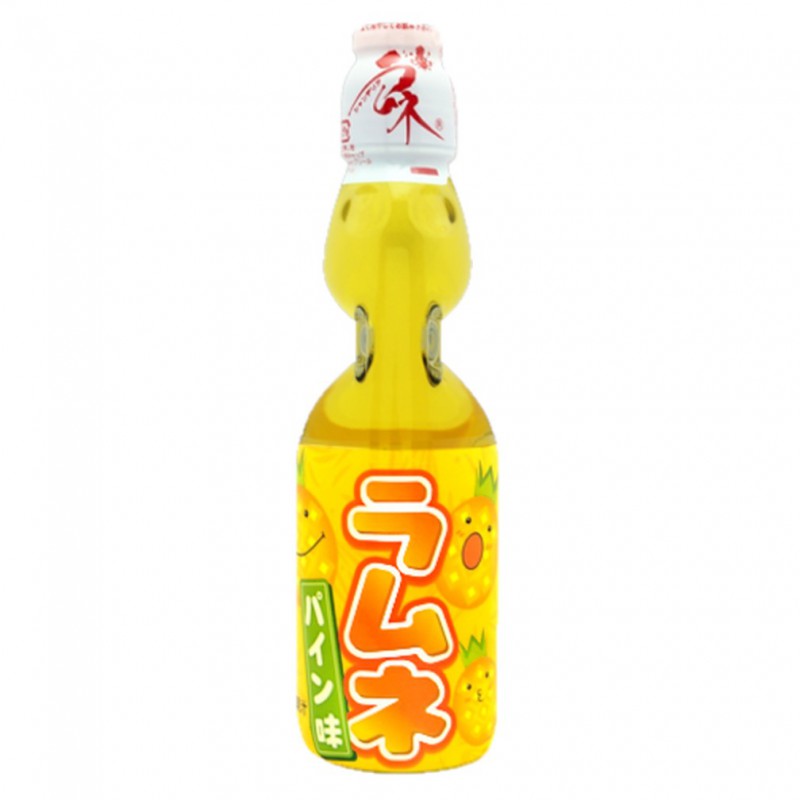Hatakosen Ramune Soda 200mL Pineapple Flavour