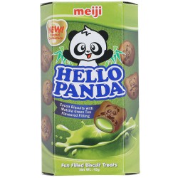 Meiji Hello Panda Biscuits - Matcha Flavour Snack