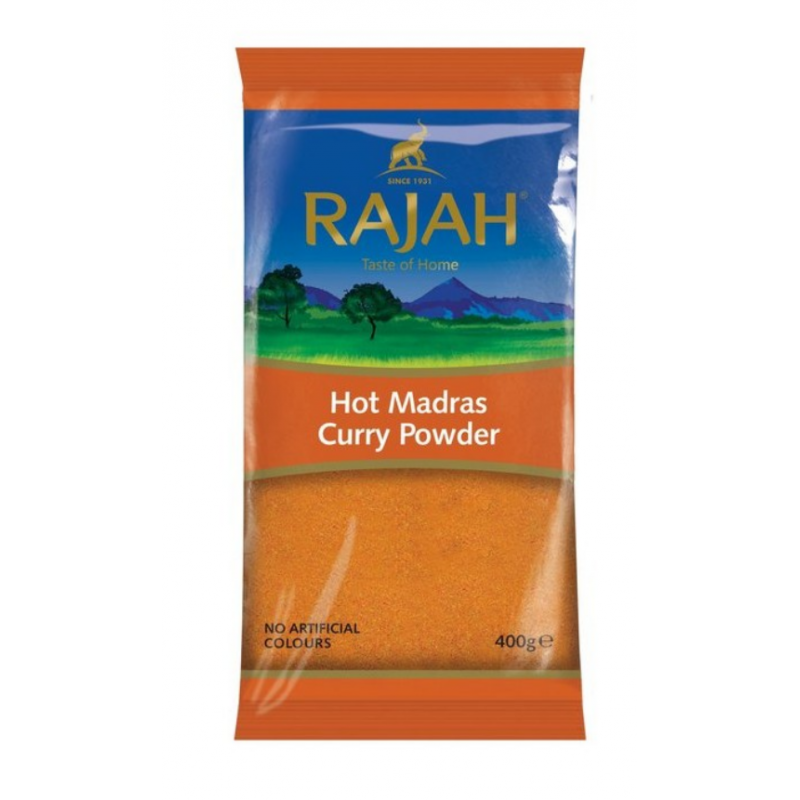 Rajah Spicy Curry 400g Hot Madras Curry Powder