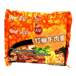 £̶0̶.̶8̶5̶ Unif 100 Noodles108g (统一100红椒牛肉面) Chinese...