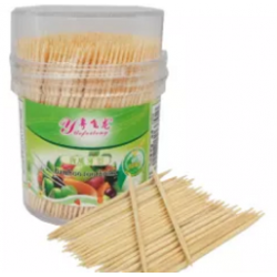 Yuefeilong 400g Bamboo Toothpicks with dispenser top