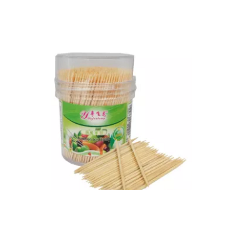Yuefeilong 400g Bamboo Toothpicks with dispenser top