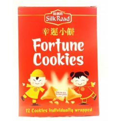 Silk Road 70g Box Of Fortune Cookies - 12 Individually Wrapped Cookies