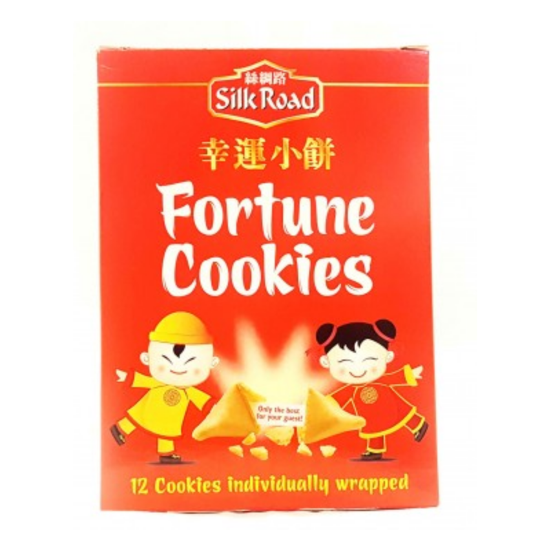 Silk Road 70g Box Of Fortune Cookies - 12 Individually Wrapped Cookies