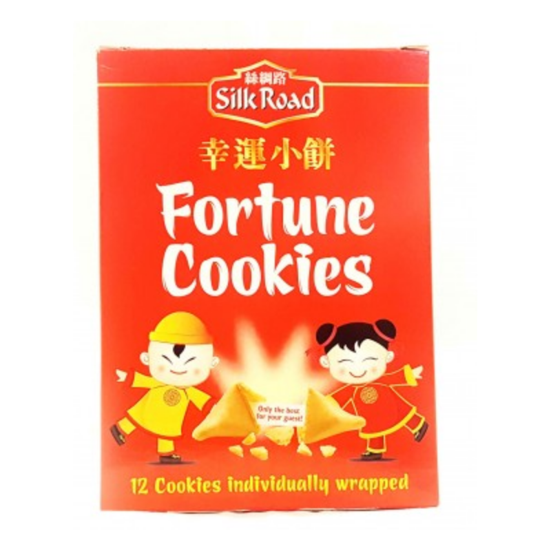 Silk Road 70g Box Of Fortune Cookies - 12 Individually Wrapped Cookies Silk Road 70g Box Of Fortune Cookies - 12 Individually Wrapped Cookies