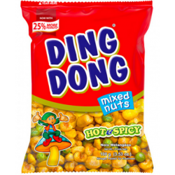Ding Dong 100g Mixed Nuts Hot & Spicy