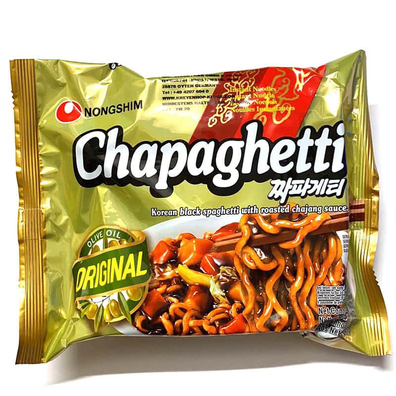 Nongshim 140g Chapaghetti Chajangmyun Korean Black Spaghetti Nongshim 140g Chapaghetti Chajangmyun Korean Black Spaghetti
