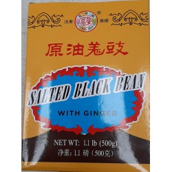 Furong Brand Salted Black Bean 500g Box Salted Black Bean with Ginger
