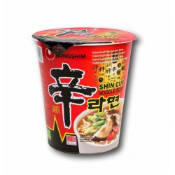 Nongshim Noodle Box 12x 68g Spicy Shin Cup Noodle Soup