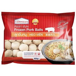 S. Khonkaen Frozen Pork Balls 400g Frozen Pork Ball