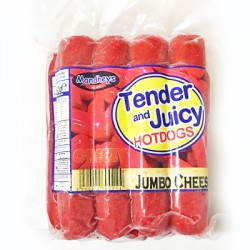 Mandheys Jumbo Cheese 750g Tender and Juicy Hotdogs