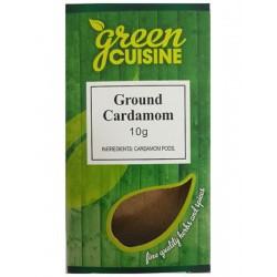 Green Cuisine Ground Caramom 10g Ground Green Cardamom