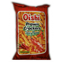 Oishi 60g Prawn Crackers Spicy Flavour
