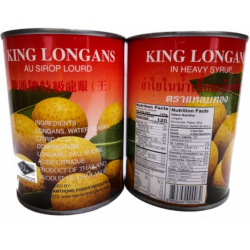 Lamthong  ลำใยกระป๋องในน้ำเชื่อม ขนาด 565g King Longans...