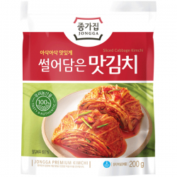 Chongga Mat Kimchi 200g 종가집 - 맛김치 Cut Cabbage Fresh Kimchi NEW PACKAGING 2020