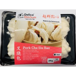 Delico Dim Sum Cha Siu Bao Medium Pack 6pcs 270g 超群叉燒包...