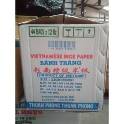 Full Case of 44x Bamboo Tree Vietnamese Rice Papers 22cm...