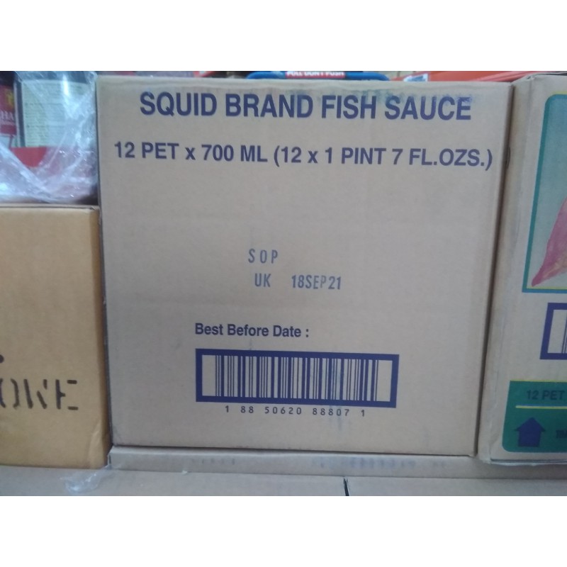 Squid Brand Case of 12xThai Fish Sauce 700ml PET Bottle Fish Sauce Squid Brand Case of 12xThai Fish Sauce 700ml PET Bottle Fish Sauce
