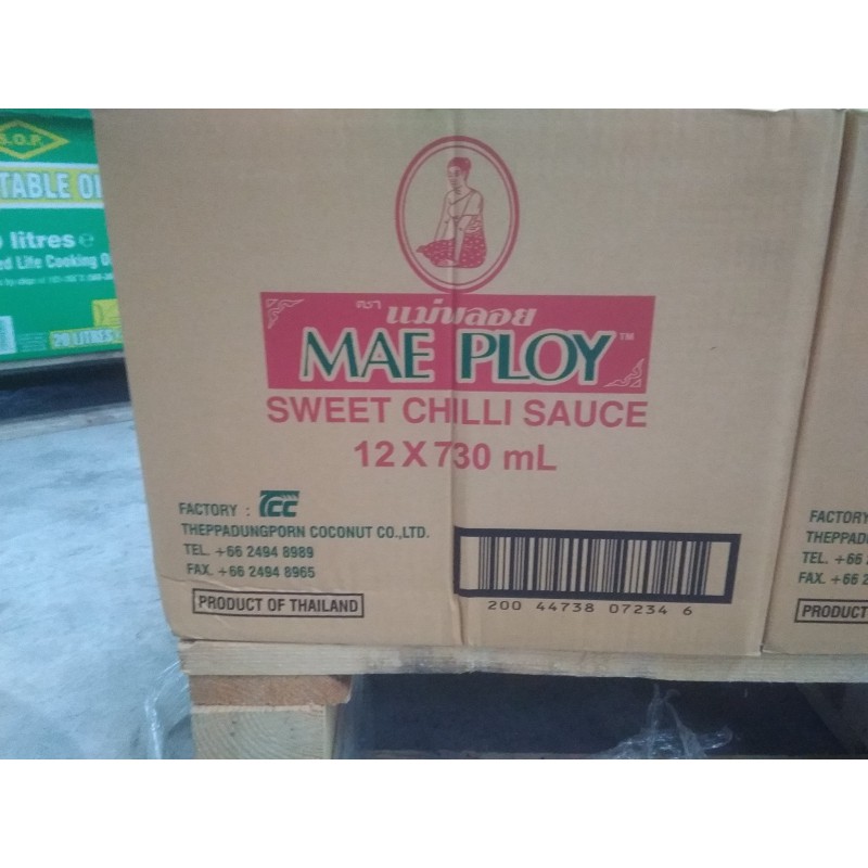 Full Case of 12x Mae Ploy Sweet Chilli Sauce 730ml Thai Sweet Chilli Dipping Sauce